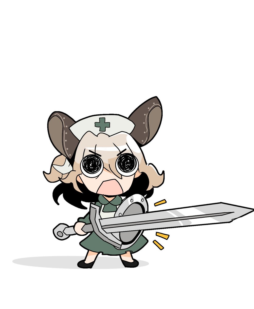 bread_forbidden's tweet image. #nimagery
A smol tapir warrior RAH!