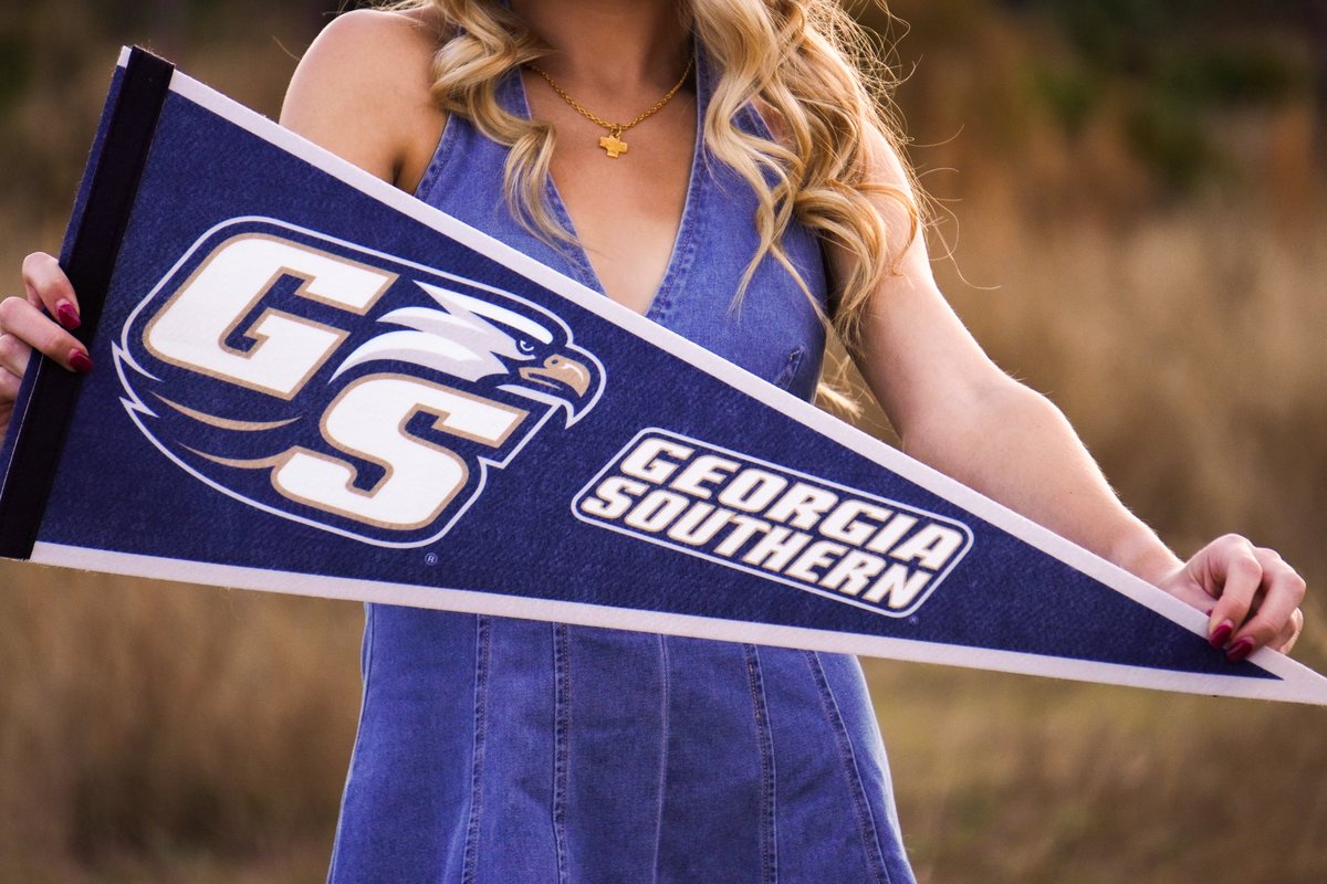 AshlynLeViner's tweet photo. I am so excited to announce my commitment to Georgia Southern University to continue my academic and athletic career! Thank you to my family, Coach Isom and Coach Marsh for supporting me and taking me through this journey. I am so blessed and thankful for this opportunity! https://t.co/lYqkoGBu09