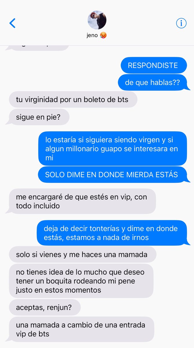 Hyunmin2203's tweet image. vip please   | noren mini au

rj está tan desesperado por conseguir entradas para bts que, entre bromas, ofrece su virginidad a cambio de un boleto. 
o, donde jn le sigue la corriente a su mejor amigo y promete una entrada vip por una mamada.