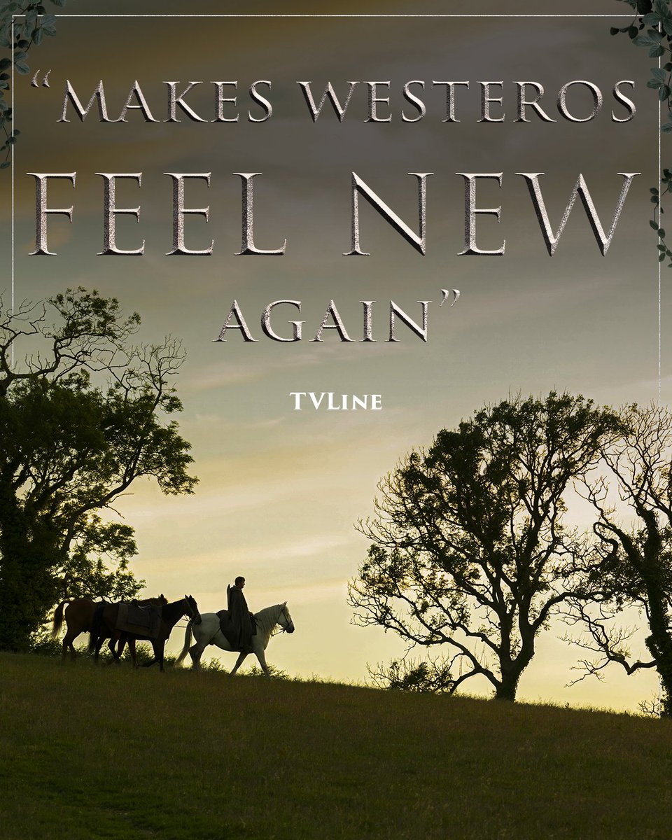 GameOfThrones's tweet image. "HEART, SOUL AND HEROISM...A CHARMING NEW ADDITION TO THE GAME OF THRONES FRANCHISE" - Decider

A Knight of the Seven Kingdoms premieres SUNDAY AT 10PM on @hbomax.