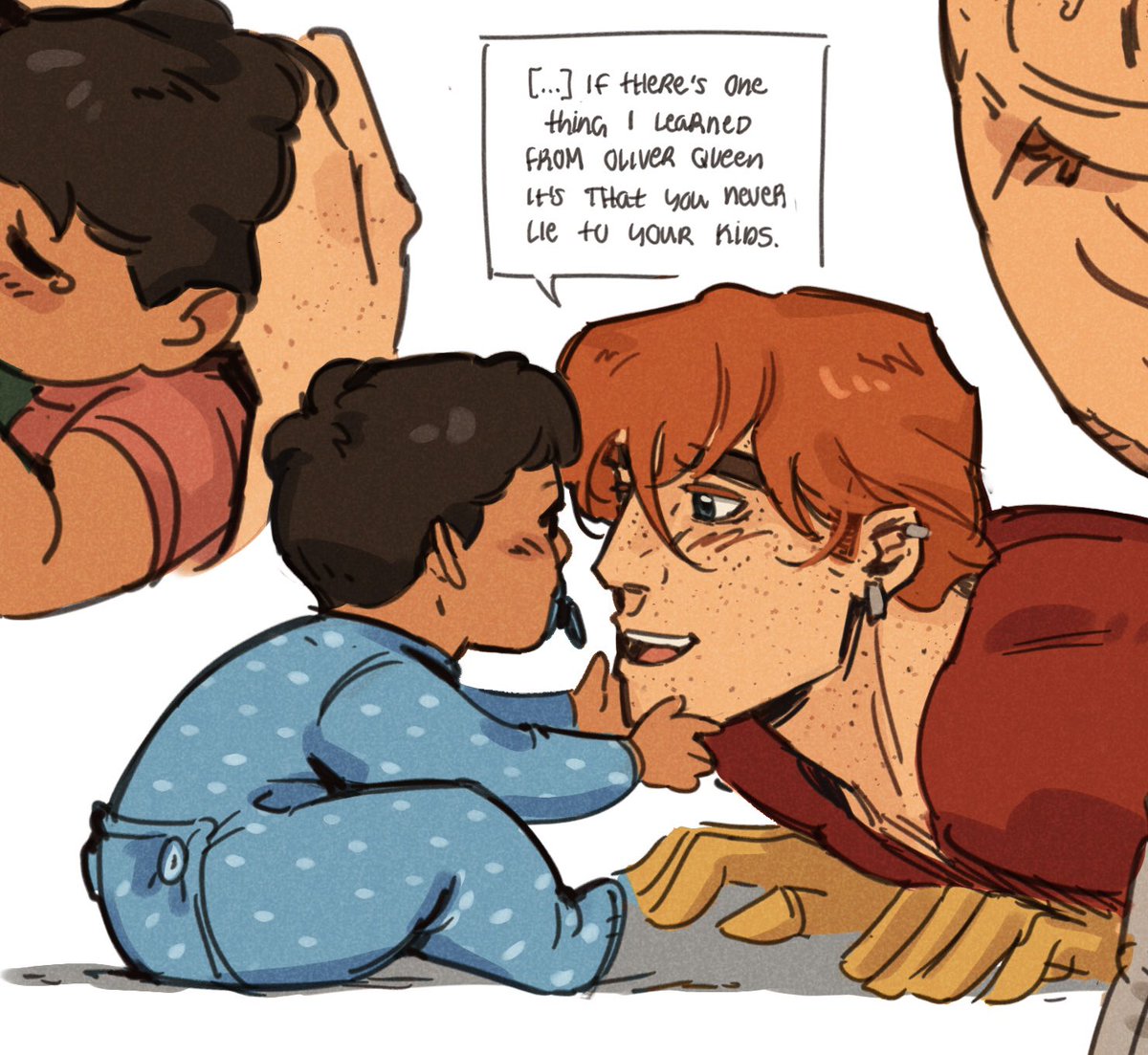 renviary's tweet image. daddy harper☺️

#royharper #redarrow #arsenal #Titans #dc