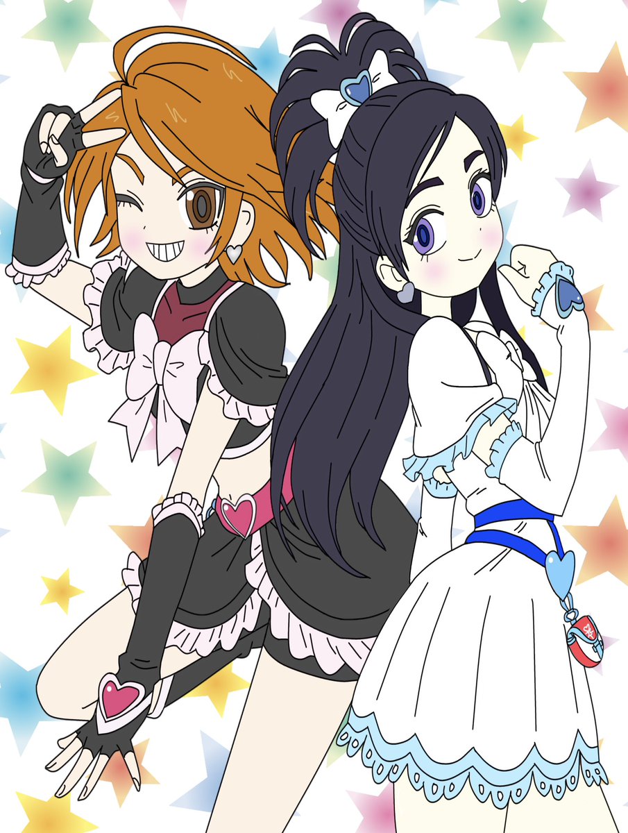 devilscissors's tweet image. プリキュア 

めっちゃ描くの大変だ……。
#ふたりはプリキュア 
#プリキュア