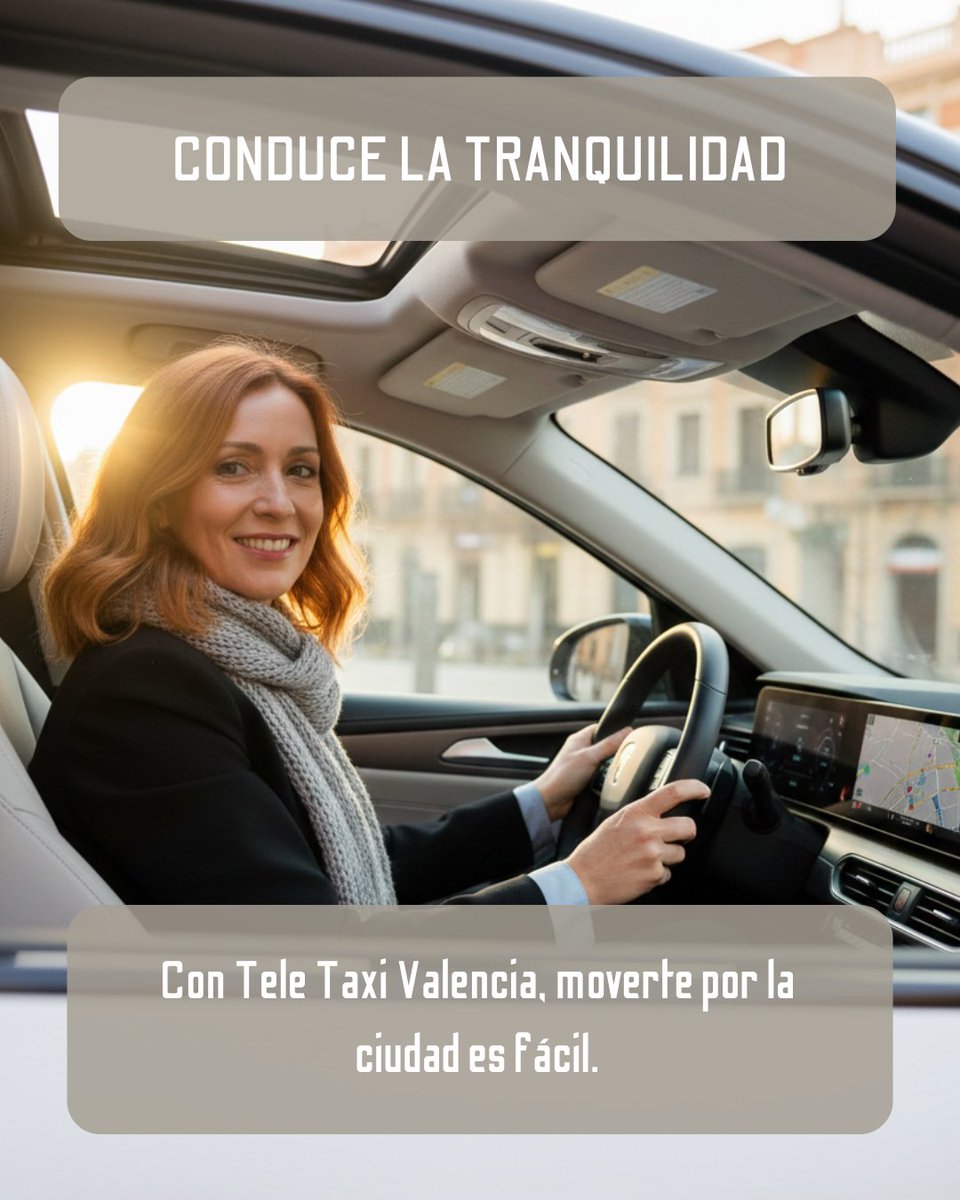 #Valencia, tus planes y cero prisas. 😎🚖

Súbete, relájate y disfruta del viaje… ¡el día es todo tuyo! ✨🌆

#TeleTaxiValencia #MoverseEnValencia #ValenciaCity #TaxiValencia #LifestyleUrbano #PlanesUrbanos #Enero2026 #DisfrutaValencia
