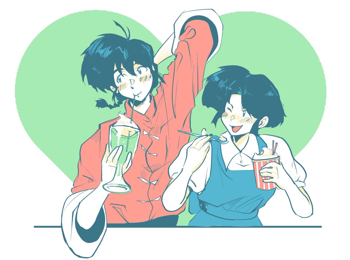 _BrolyNG's tweet image. Ranma and Akane :)