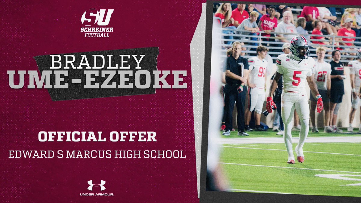 BradleyEzeoke's tweet photo. After a great call with @CoachC_Lee , I’m blessed to receive an offer from @SchreinerFB ! @Coach_TD19 @Coach_A_MHS @Coach_T_Antle @MarcusFootball @RecruitMarcusFB https://t.co/sKZmbc7vjt