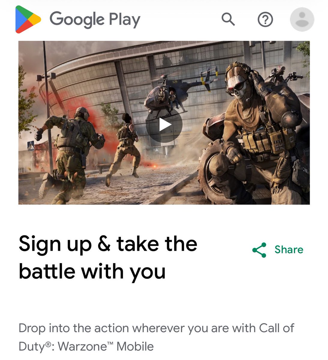 AzraelUp's tweet image. 🚨 Confirmed: Warzone Mobile 🪂🔥

Call of Duty: Warzone Mobile is BACK on the Google Play Store with Pre-registration.

More details are on the way. 🫡❤️