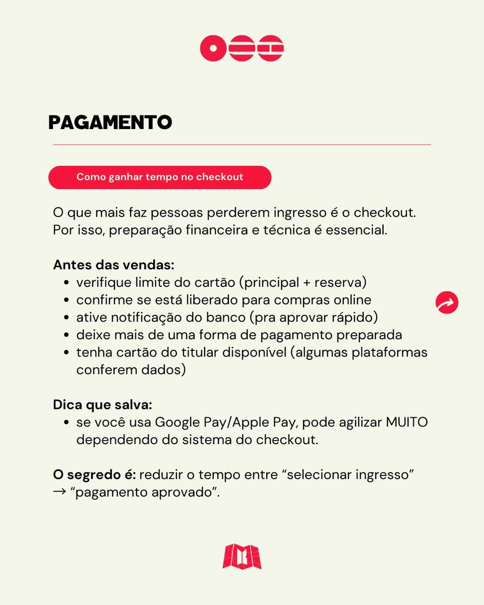 MapofBangtanBR's tweet photo. Aqui a gente explica, de forma bem clara:
• como funciona a fila virtual (sala de espera → fila → checkout)
• o que deixar pronto (cadastro, pagamento, dados)
• pré-venda por cartão/banco x membership (o que pode acontecer no Brasil)

[+] https://t.co/1SCfUDVEwN