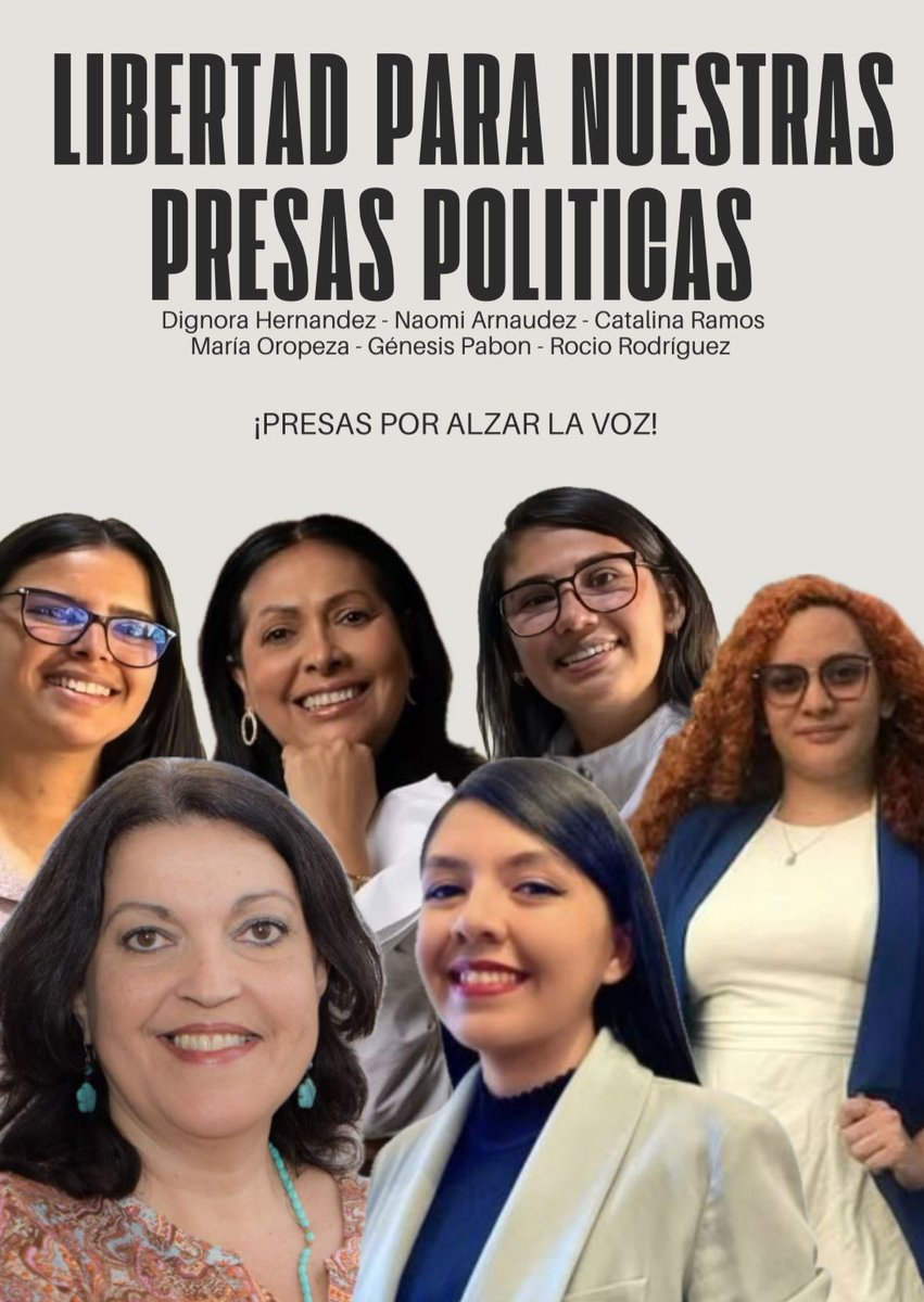 gabyarellanoVE's tweet photo. Libertad Para todos los Presos Políticos en Venezuela 🇻🇪 

Pero hoy recordamos a las Mujeres que aún continúa secuestrada por @delcyrodriguezv  

14 Enero 2026 

Son aproximadamente 120 cárceles  en Venezuela con Presos Políticos. 

Más de 100 mujeres continúa injustamente Presas Políticas Venezolanas.