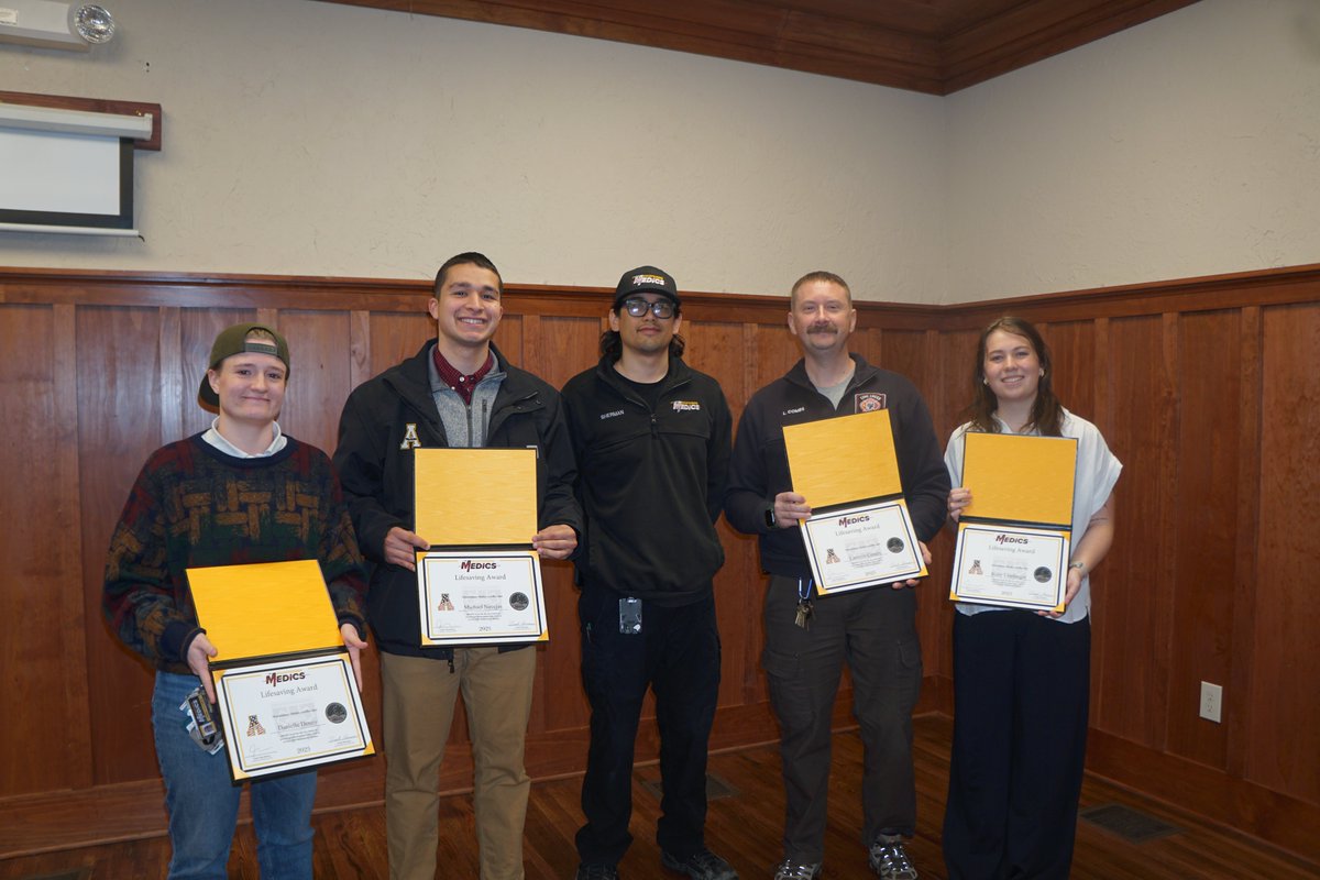 AppStateEMS's tweet photo. We had an amazing time celebrating at our 2026 banquet! 
A huge round of applause to our incredible students whose dedication to service has played a vital role in the continued growth of our program. Your hard work, leadership, and passion do not go unnoticed. https://t.co/8TaDynHJRS