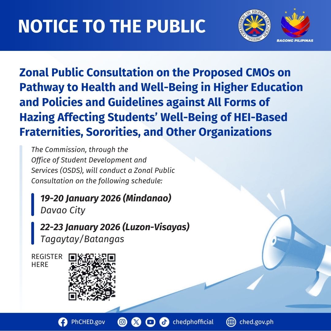 Commission on Higher Education (CHED) tweet media