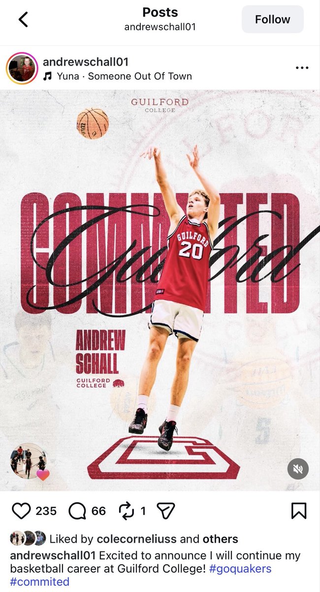 strongcenter26's tweet image. Congratulations to @andrew_s_2026 on your commitment to @GuilfordMBB! Outstanding young man with a very high ceiling!