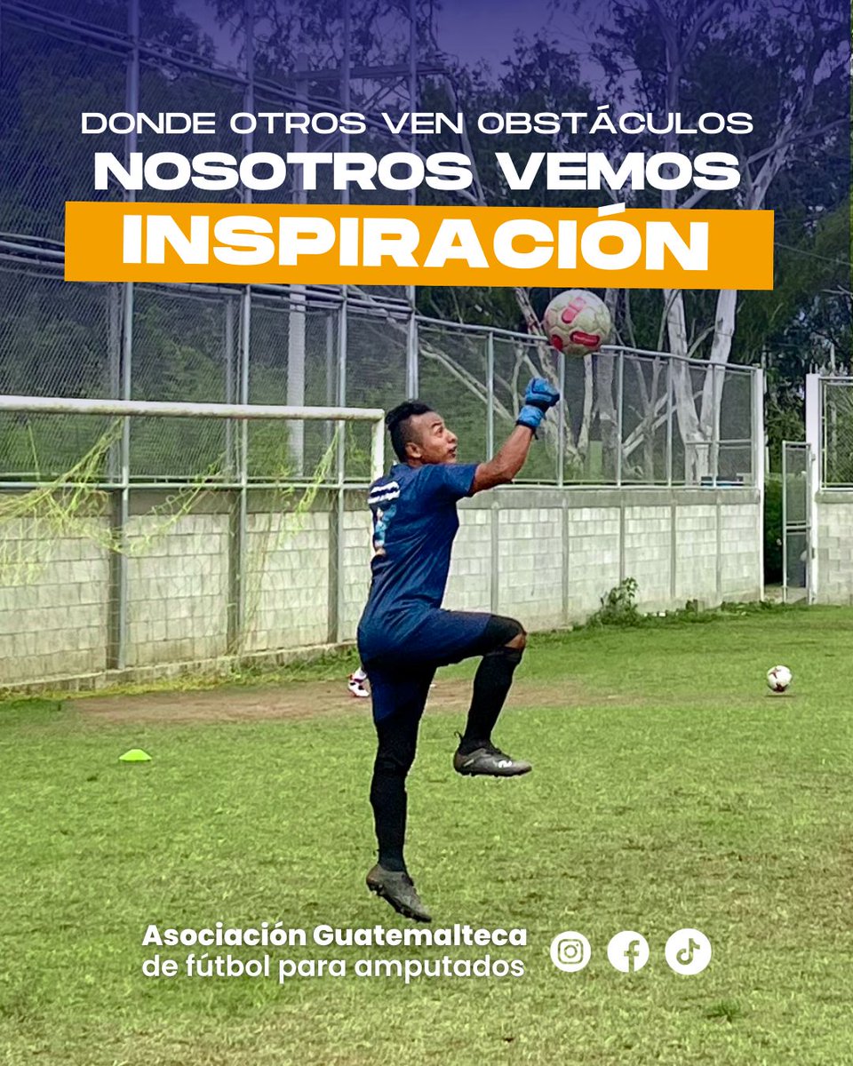 Donde otros ven obstáculos, nosotros vemos goles. 💙⚽ Cada entrenamiento nos recuerda que el fútbol no tiene límites y que la pasión siempre encuentra su camino.

#FútbolSinLímites #SomosAGUAFA #Guatemala