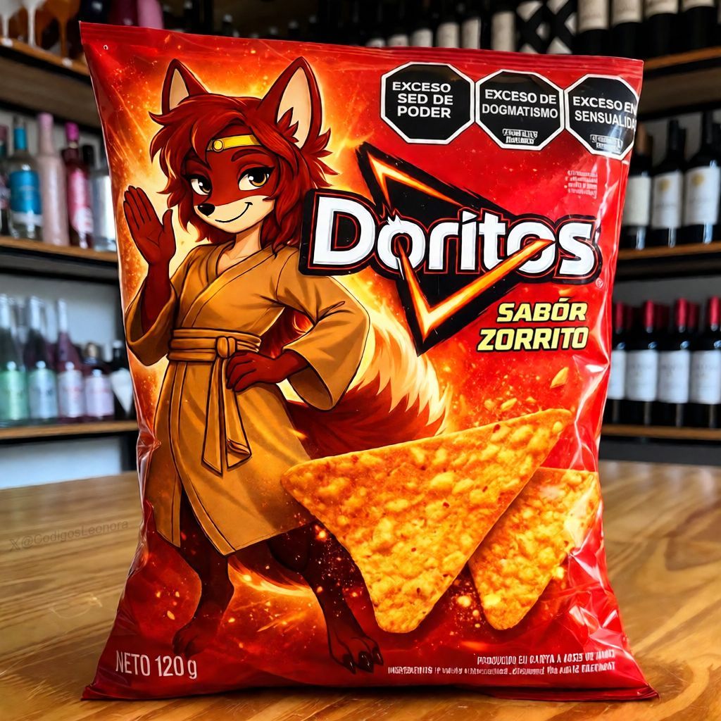CodigosLeonora's tweet image. El zorro se llama Dorian y a veces le dicen "Dorito" así que es inevitable pensar en los Doritos cuando se trata de Dorian... me encantan los doritos. @DoritosArg

//No, no es un anuncio xD, no tengo negociados con Doritos Argentina.

#DoritosArgentina #ZorritoDoritos