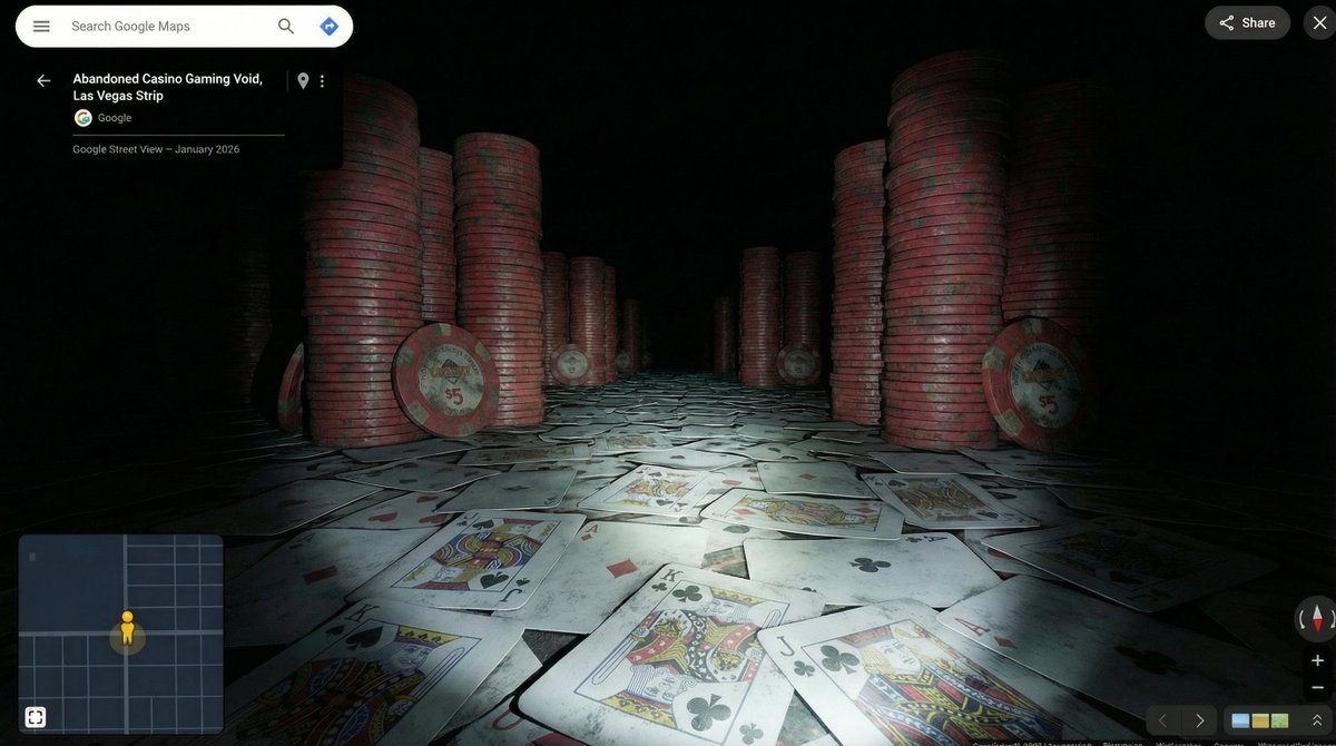 Abandoned casino Street View