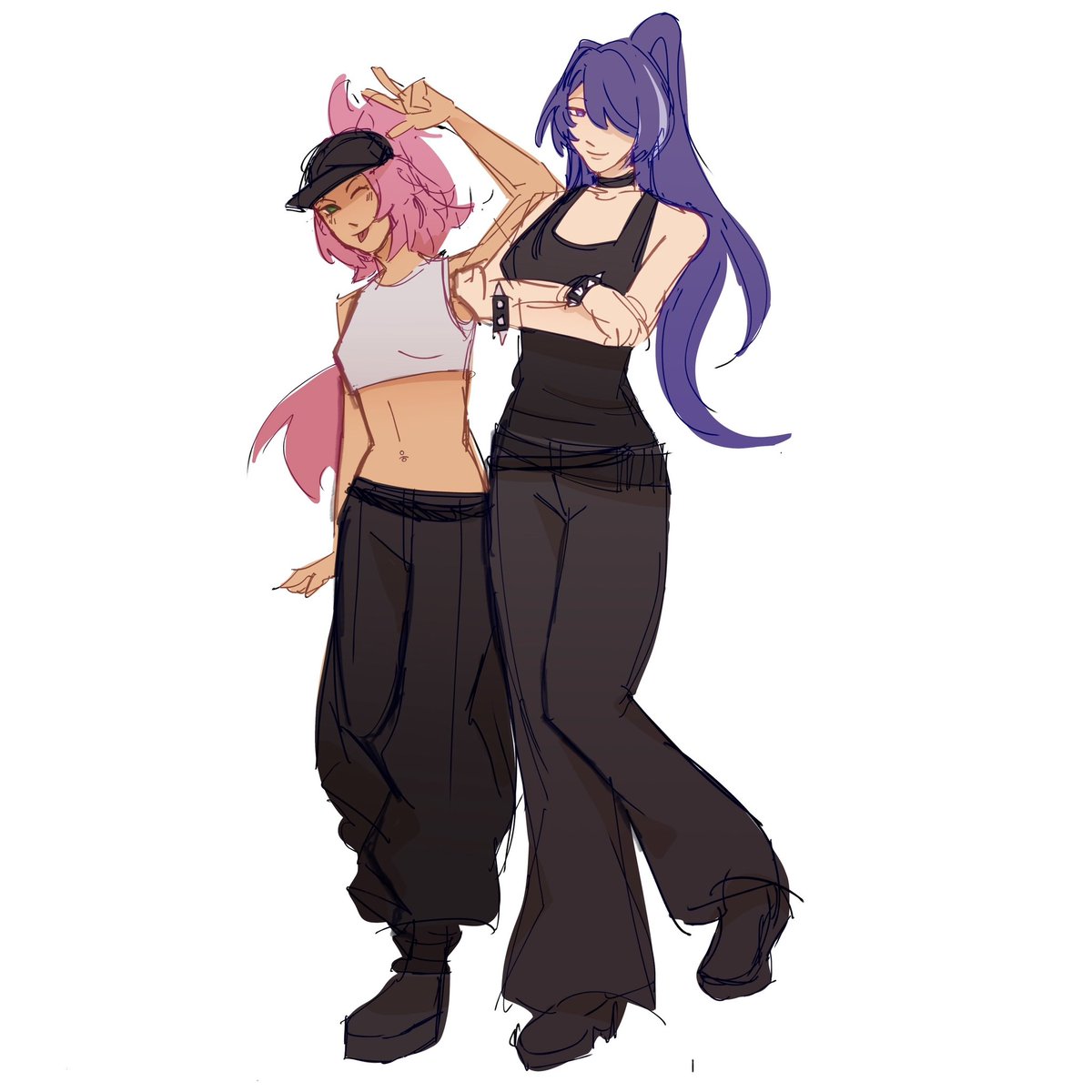 crowkechis's tweet image. acheron and rappa’s big day out