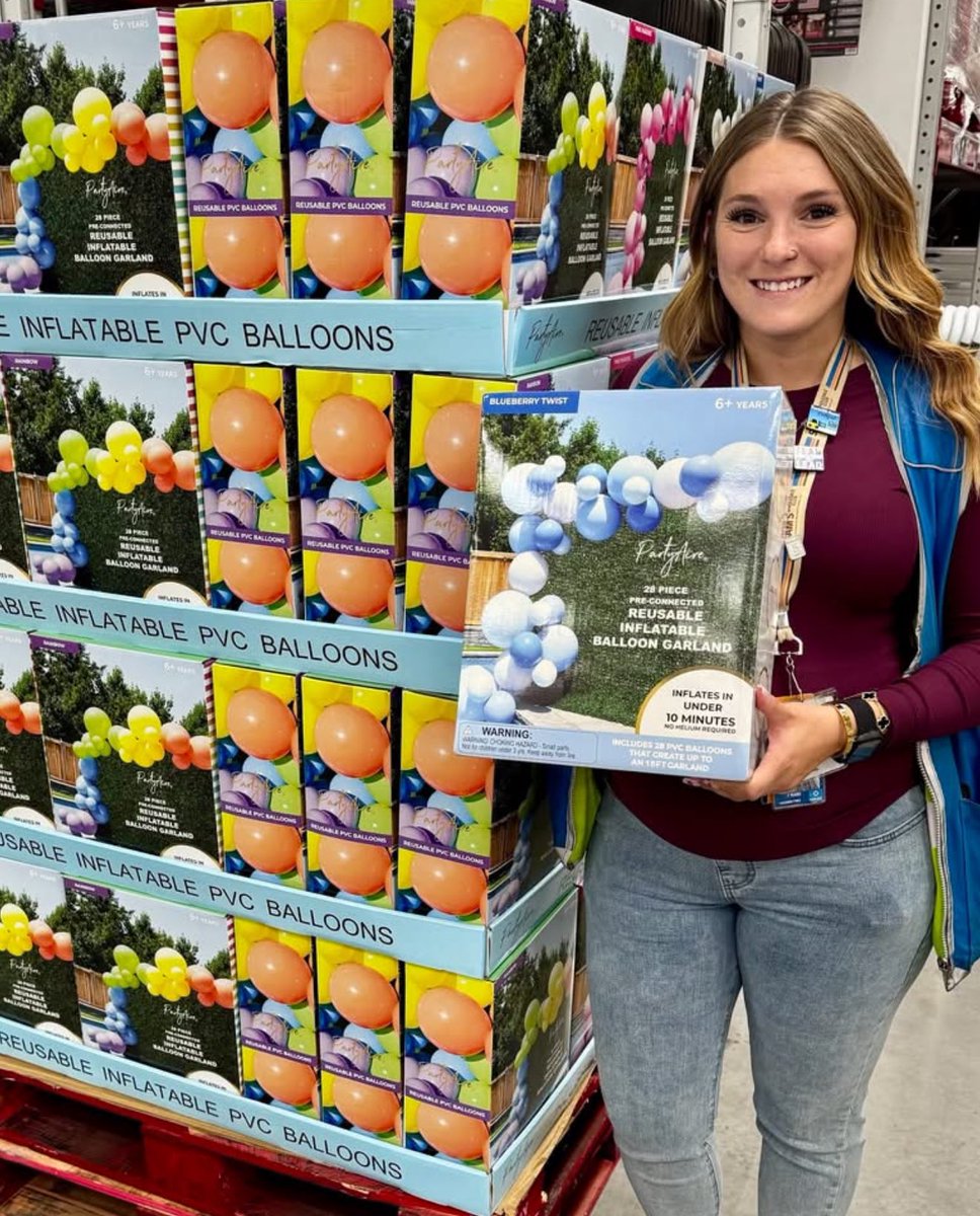 pgmnorris's tweet photo. Elevate the Party, Lose the Waste! 🎈
Tired of one-time-use balloons that deflate before the party is even over? Say goodbye to the hassle of helium and the guilt of single-use plastics. 

PartyAire Reusable PVC Balloon Arch - $39.98 at Sam’s Club #samsclubfinds
#partyaire https://t.co/H3lEJbuyuK