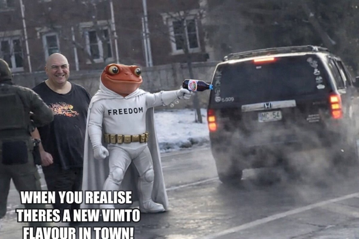 CollarlessMaeve's tweet photo. .@vimto Thinking about #vimtoad. Just #quebbering about and that :D #quebber #calranthe #paula #uwuunderground @uwu_underground #justjoking #nooffence!! https://t.co/qkZI5P2ImD