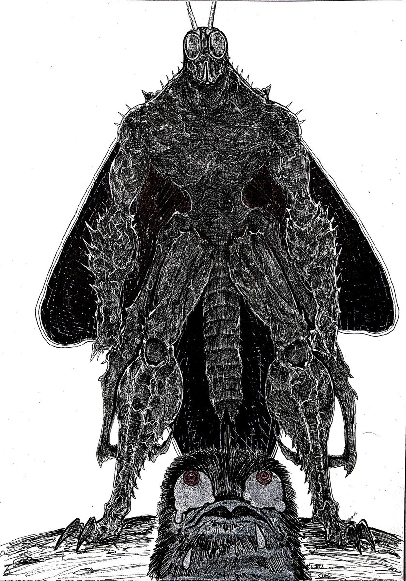 Crulloxon's tweet image. Locust Devil 
#csm226