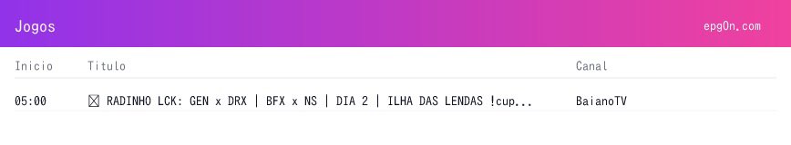 epg_on's tweet photo. A programação de Jogos no YouTube do dia 15-01-2026 já está no ar!

Confira tudo o que vai rolar em tempo real no EgpOn:
https://t.co/jE9OdJe1IJ

#GamesAoVivo #FreeFireLive #PUBGLive #LiveGaming #YouTubeGaming #JogosAoVivo #StreamAoVivo #EPGon https://t.co/fBCPkG4VV0
