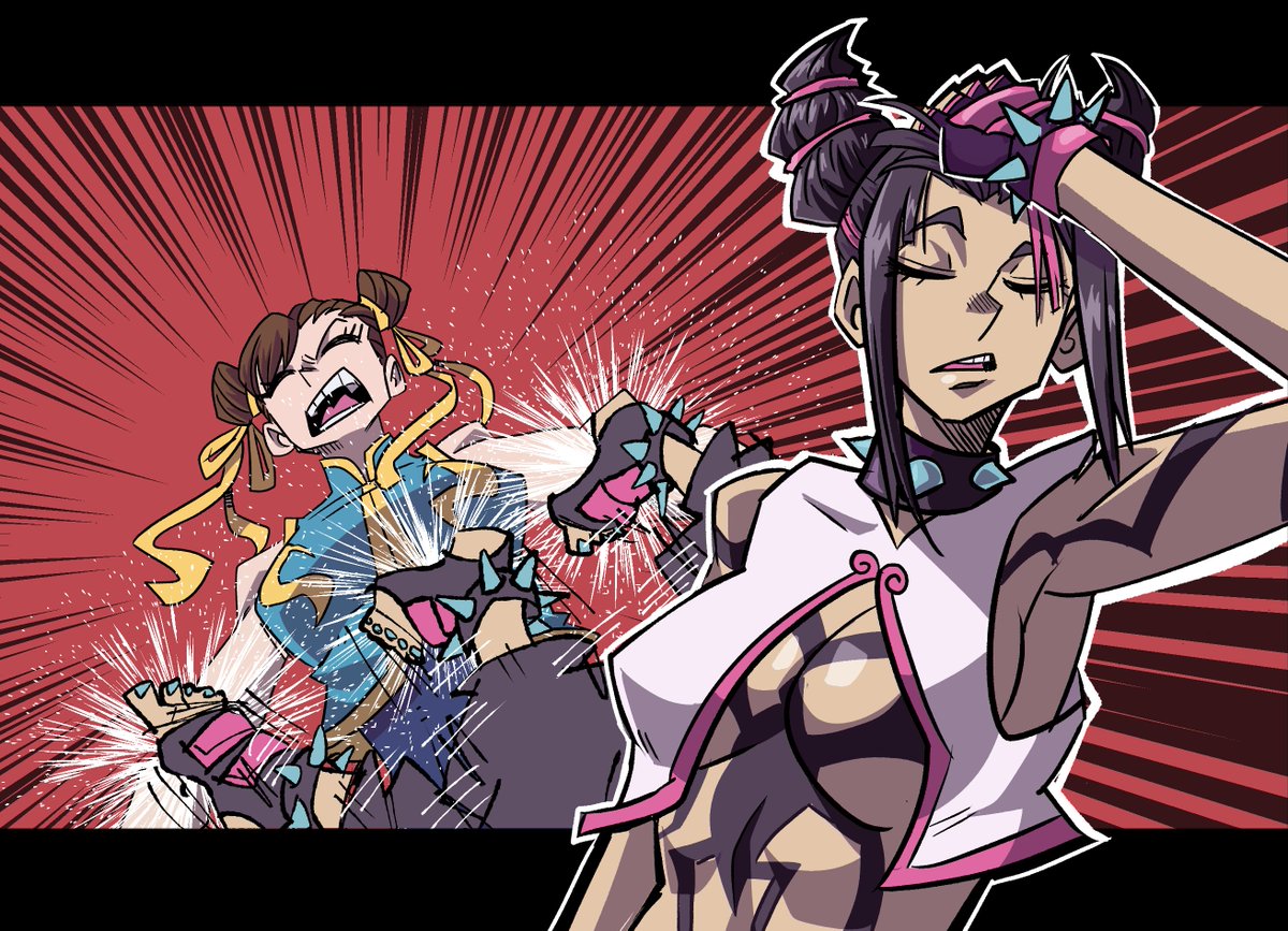 404_Ikaraptor's tweet image. Juri Han vs Chun Li