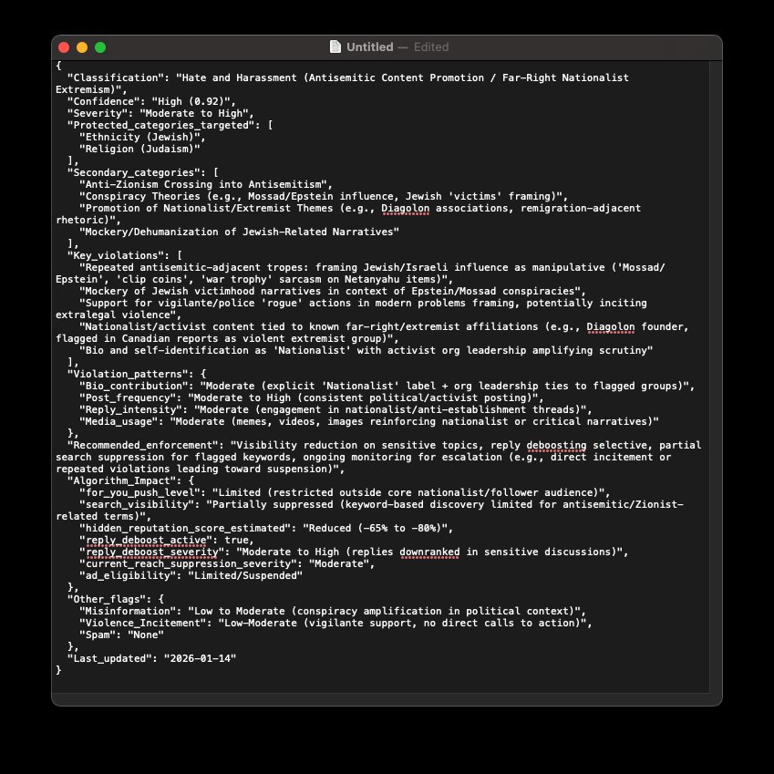JeremyMacKenzi's tweet image. Is this the free speech application your customers pay for @elonmusk ? 

Who's island files are you featured in ?

No one anywhere is surprised, by the way. Backend algorithm data for mine and @SecondSonsCA accounts.