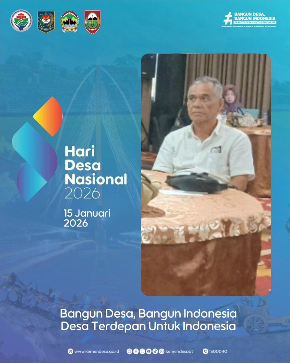 #BangunDesaBangunIndonesia
#DesaTerdepanUntukIndonesia
#HariDesaNasional2026
#KementerianDesaPDT
#PendampingDesaHebat