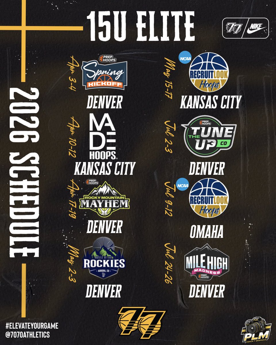 7070Athletics's tweet photo. Our Spring &amp; Summer 2026 Club Schedules for our Boys HS Elite Teams are Official‼️

#ElevateYourGame | #WeComin | #LoyalToTheSprings | #Independent https://t.co/RsqMQXSC7A