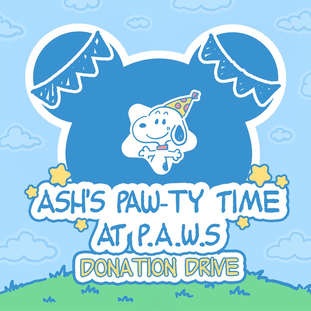 TeamAshOFC's tweet photo. [🎉] Ash’s Paw-ty Time at PAWS 🐾 

In celebration of Ash’s birthday, we’re visiting PAWS for a donation drop-off &amp; shelter tour!

Let’s make it meaningful for Ash and the animals! 🎂🐾 

🔗 https://t.co/hsn6AXJJDS

#AshFurtasticPawrty2026
#AJAA #AJAA_ASH
@AJAAofc @toothplate7_ https://t.co/x3eEDOGIzN