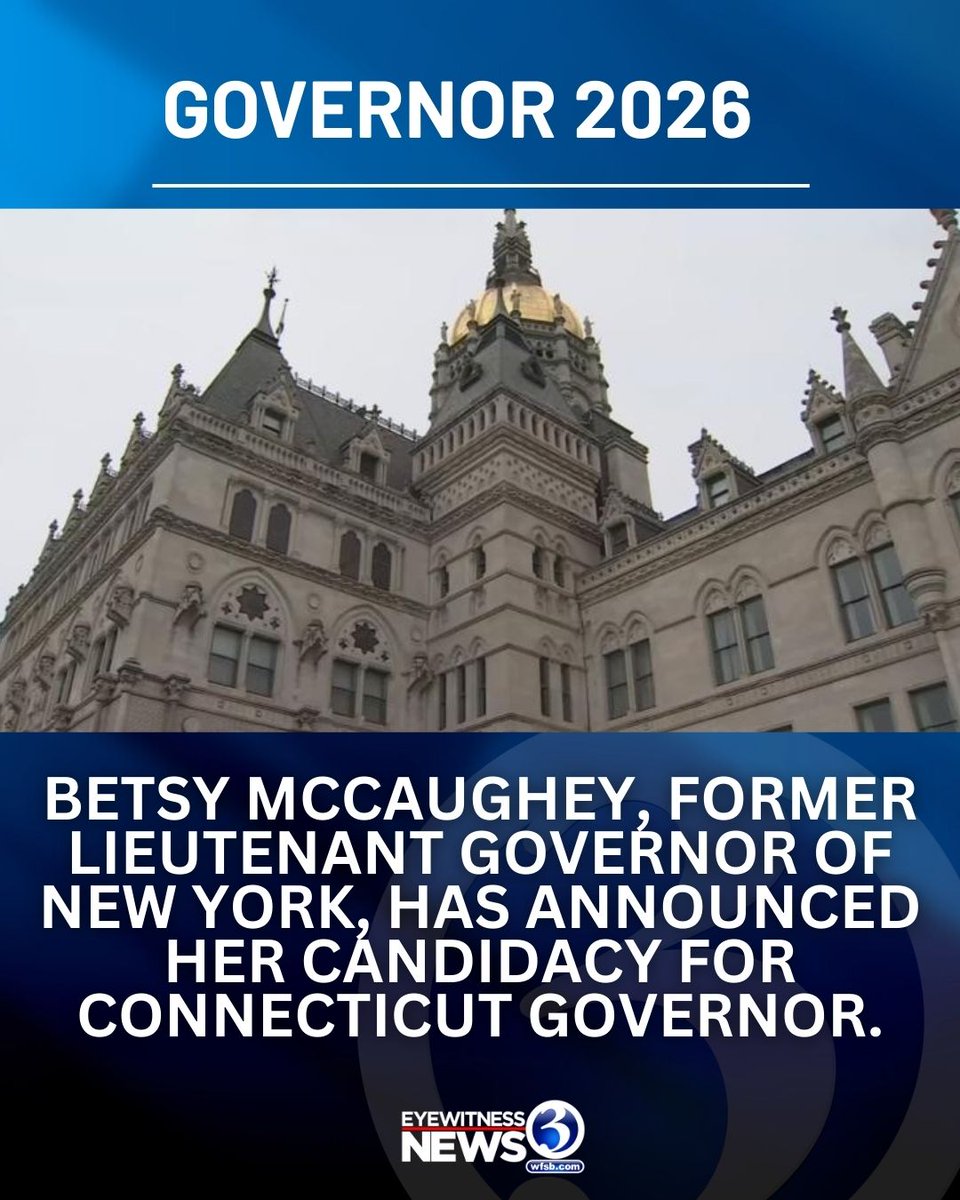 WFSBnews's tweet image. McCaughey, a columnist for the New York Post, grew up in #Connecticut and has lived in the state for most of the last decade.

🔗wfsb.com/2026/01/15/for…
