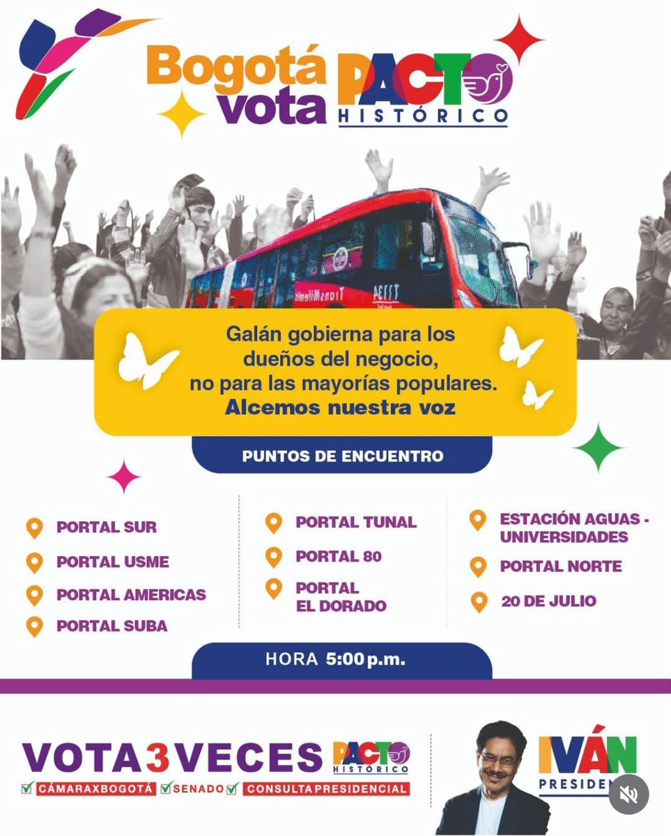 AlirioUribeMuoz's tweet image. 🚧 Hoy #ConGalánElPasajeSubió

📈  El pasaje en Transmilenio subió no por el salario mínimo ni por la inflación: es para garantizar las ganancias de los operadores privados, especulando los precios.

¡Más costoso, menos servicio!

@IvanCepedaCast