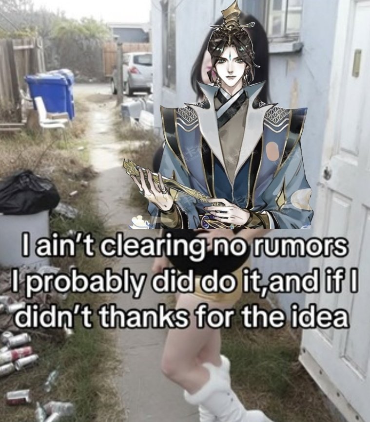 lunariste's tweet image. i firmly believe that the most faithful thing you can do as a shi wudu fan is acknowledge all his wrongs and also invent more of them. everyone make my water wife more evil NOW!!! it's what he would've wanted