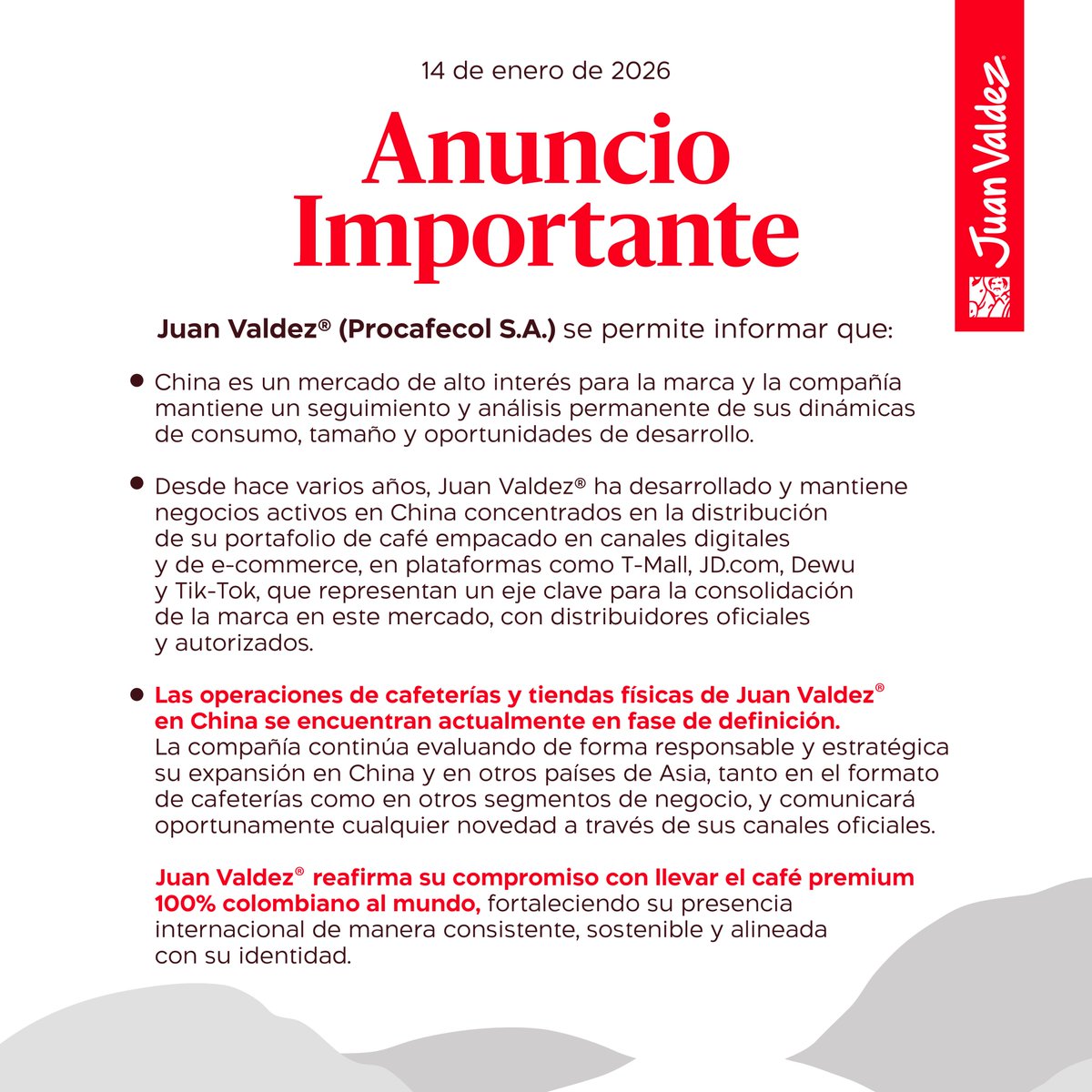 Juan Valdez Café (@juanvaldezcafe) on Twitter photo 