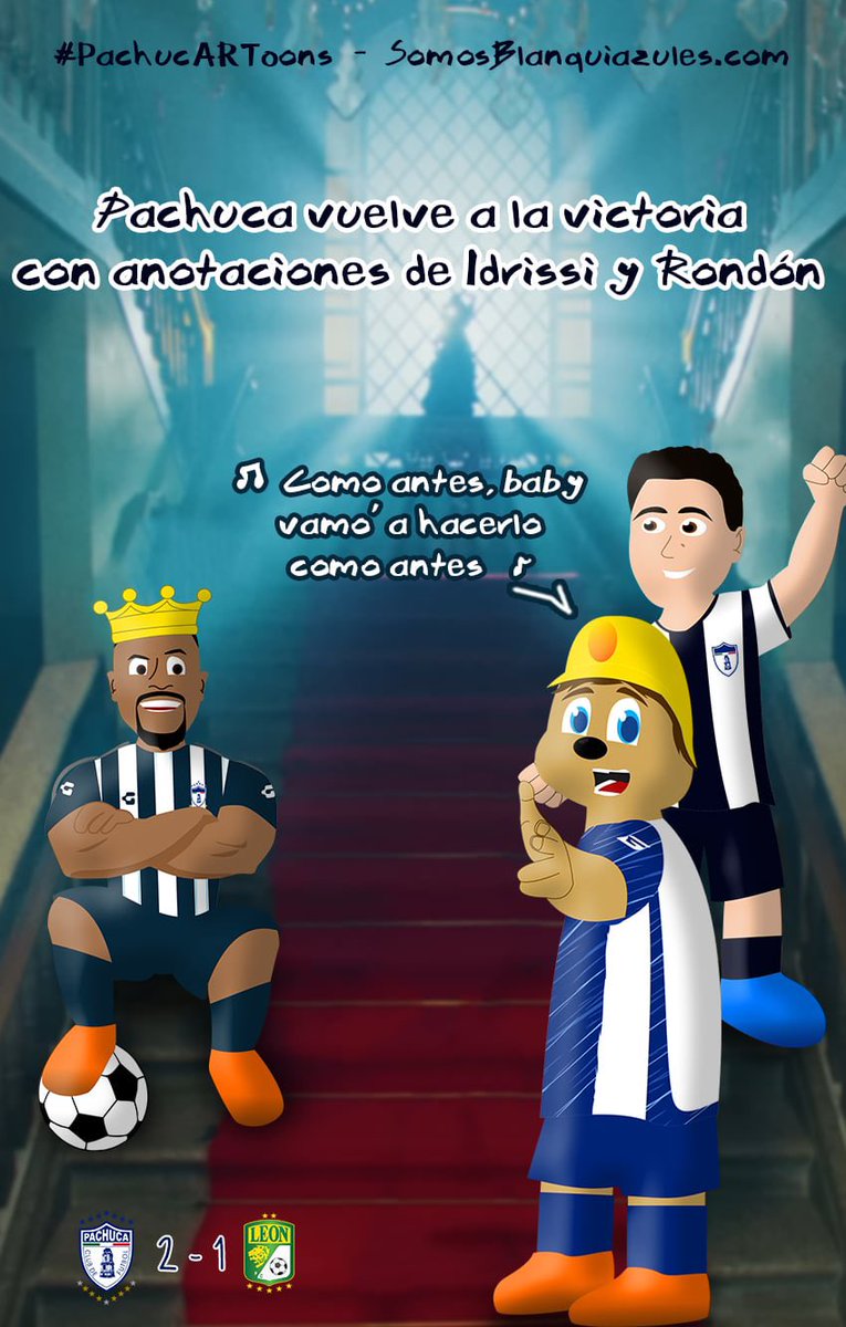 sblanquiazules_'s tweet photo. ¡Como Antes!
El #PachucARToon del @gato_rankiao. https://t.co/q6pRRm1iz5