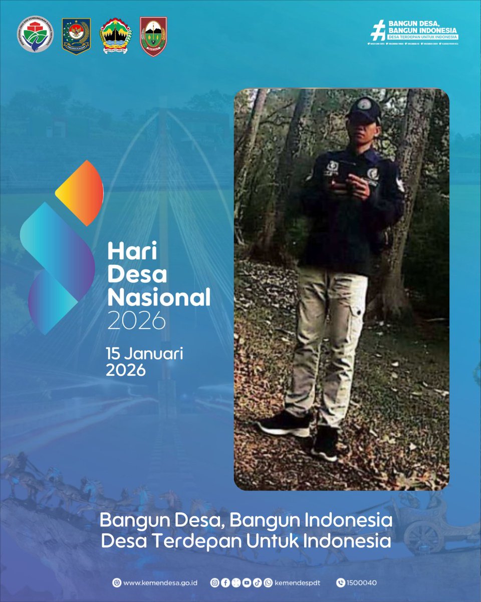 Utomoklbt's tweet photo. SEMARAK HARI DESA NASIONAL 2026
Bangun Desa Bangun Indonesia
Desa Terdepan Untuk Indonesia
@prabowo
@gibran_tweet
@YandriSusanto
@kemendespdt 
@bpsdmkemendesa
#HariDesaNasional2026
#BangunDesaBangunIndonesia
#DesaTerdepanUntukIndonesia
#PendampingDesaHebat https://t.co/5lSESsrKeu