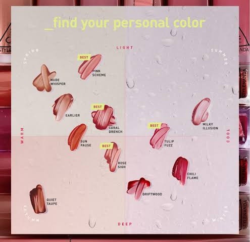 alumjorx's tweet image. ใครเลือกสีไม่ถูก ดูตามโทนผิวของตัวเองในชาร์ทได้เล้ย ของยัยนิวสี Pink Scheme เป็น Light warm tone แบบถูกต้อง

#NunewXMistyLipBare
#3CEIVELMISTYOUEVENT
#3CEIVelMistYouXNuNew
#MISTYLIPBARE 
#NuNew