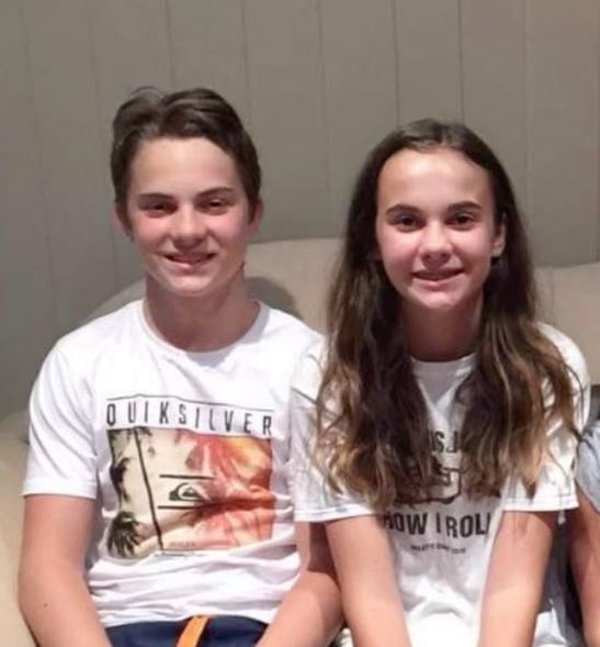 they're twins with a one-year age gap