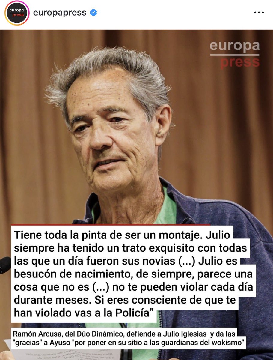 RaulSolisUE's tweet image. El señor que cantaba “15 años tiene mi amor” sale en defensa de Julio Iglesias.