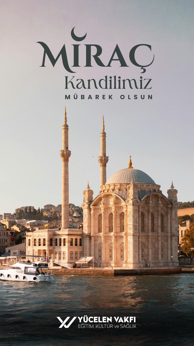 Miraç Kandilimiz Mübarek Olsun.