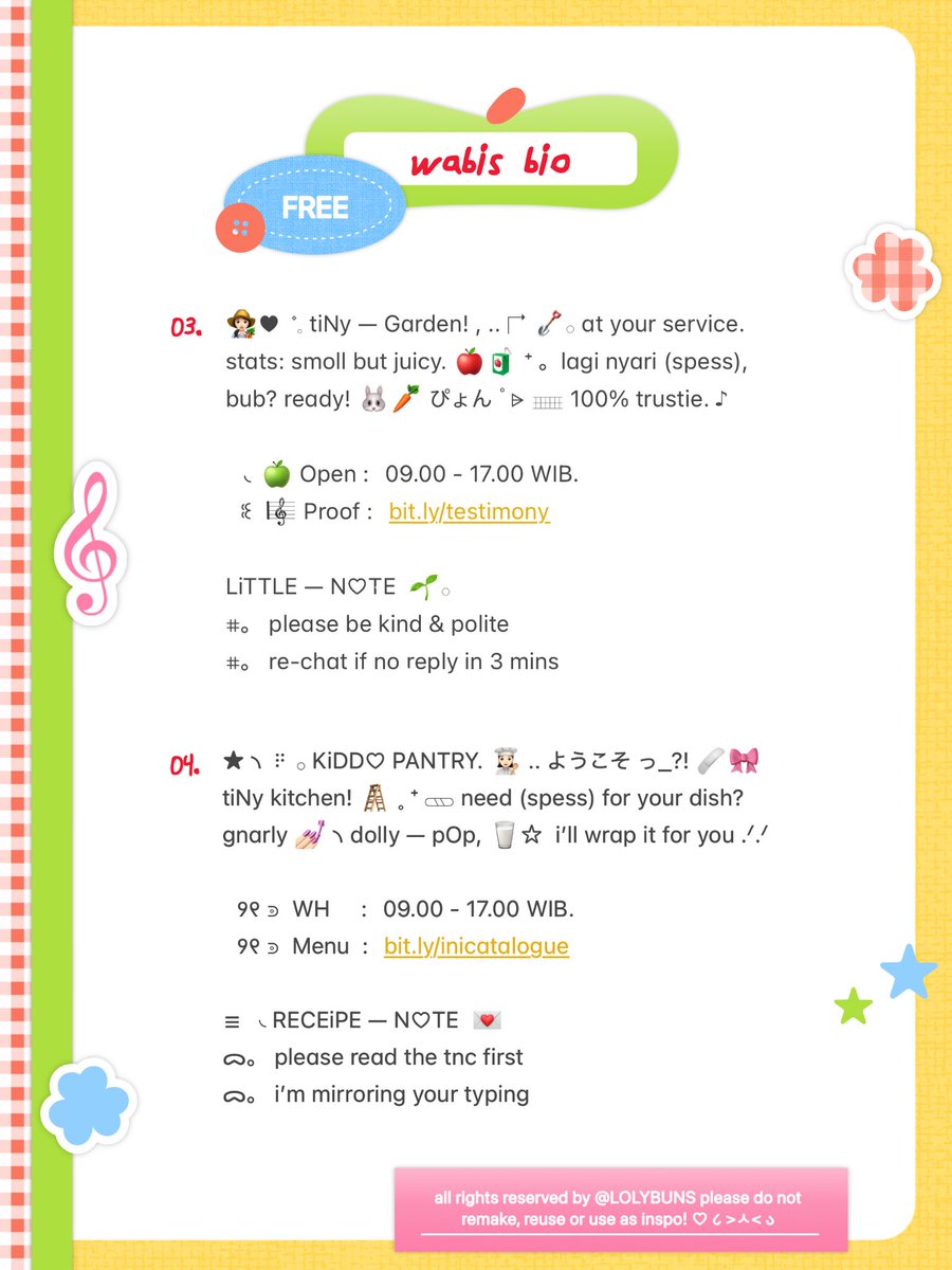 LOLYBUNS's tweet image. ⠀⠀⠀
Ი⑅𐑼  %  a  repost,  please ? . .  🍏♡
heartfelt  thanks :   。。✏️ 𓏮   ⎯⎯⎯
🎹 𓂃˚ ᩠ ᓚ to  @lifaces  for  spreadin’
..  ノ kindness  thru  these  wabis bio

꩜﹒check the alt for claim info.  💬
⠀  ╰────────  t.  #zonauang
⠀⠀