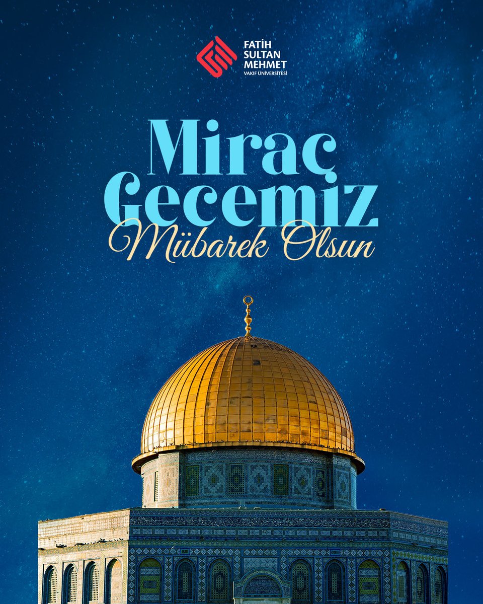Miraç Gecemiz mübarek olsun. 🌙

Bu mübarek gecenin İslam âlemine ve tüm insanlığa huzur, rahmet ve hayırlar getirmesini diliyoruz. 🤲