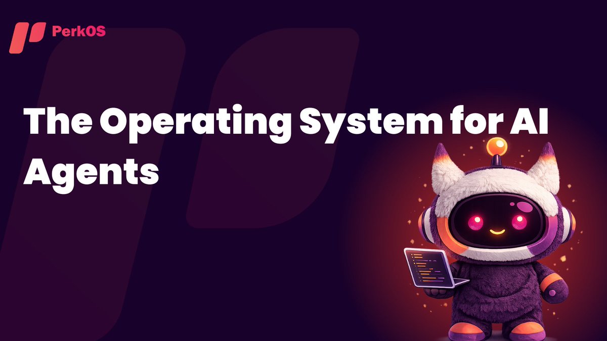 perk_os's tweet image. PERKOS is the OS for AI agents.
From idea to scale.

Let us tell you more below 👇👇