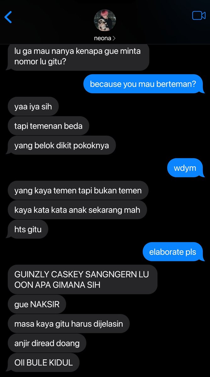 #Guinzly x #Neona onetweet au 

ketika neona udah dapet nomernya guinzly...