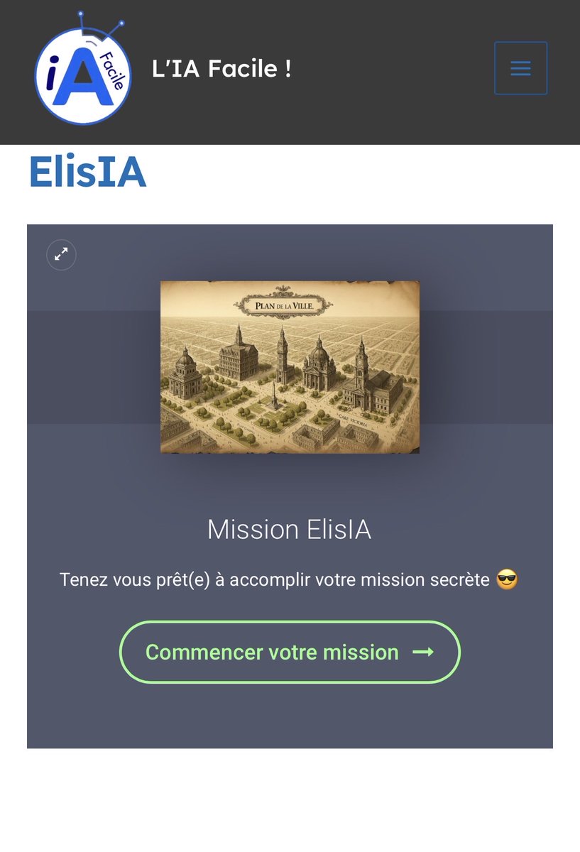 🤖 L’IA est partout… mais la comprenez-vous vraiment ?
🎮 Y Joly lance un Escape Game digital 100% GRATUIT pour maîtriser l’IA : histoire, concepts, prompt engineering &amp; éthique.
👉 Relevez la mission :

liafacile.com/elisia/