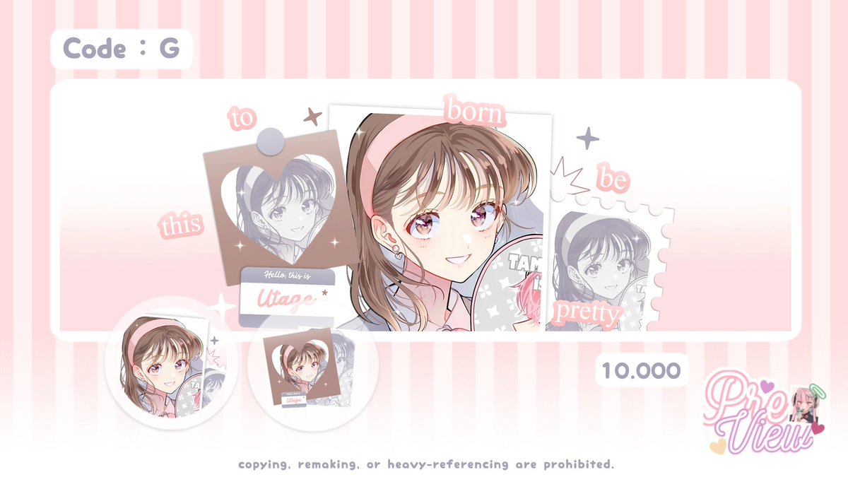 Miotsuri's tweet image. Boleh minta bantu repostnya? Sankyuu! :3

Haaai, aku ada 8 layout ready stock Utage dan Tamon dari anime Tamon's B-Side nih. Bisa langsung ditake sekarang juga yaa. Mari jajan! 😼

#zonauang #zonajajan