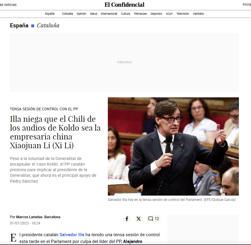 Ràpid, penya d'ER, del PSC, de Comuns i resta d'adeptes i sectaris del cordó sanitari.
Poseu-li més sancions a Silvia Orriols pel que sigui, a veure si aconseguiu tapar les vostres merdes una vegada més.