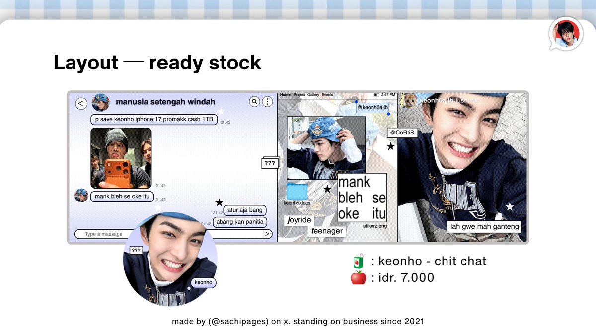 sachipages's tweet image. 𐔌💌 𐦯   help retweet, thanks all–!

            aku lagi open catalog layout by req, form dan tnc bisa dilihat di bio aku yaa  . . .  feel free to dm me if you’re interested   . . 📷  ꒱ ⊹       

tags :: #zonauang