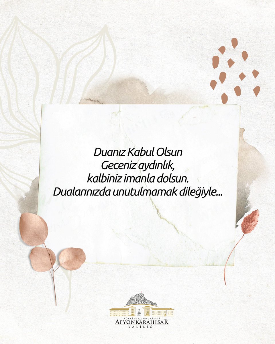 Rahmetin semaya yükseldiği, kulluğun anlam kazandığı Miraç Kandili’nin gönüllerimize ferahlık, hayatımıza istikamet getirmesini; milletimizin birlik ve beraberliğinin pekişmesine vesile olmasını temenni ediyoruz. Tüm İslam âleminin Miraç Kandili mübarek olsun. 🤲🤍