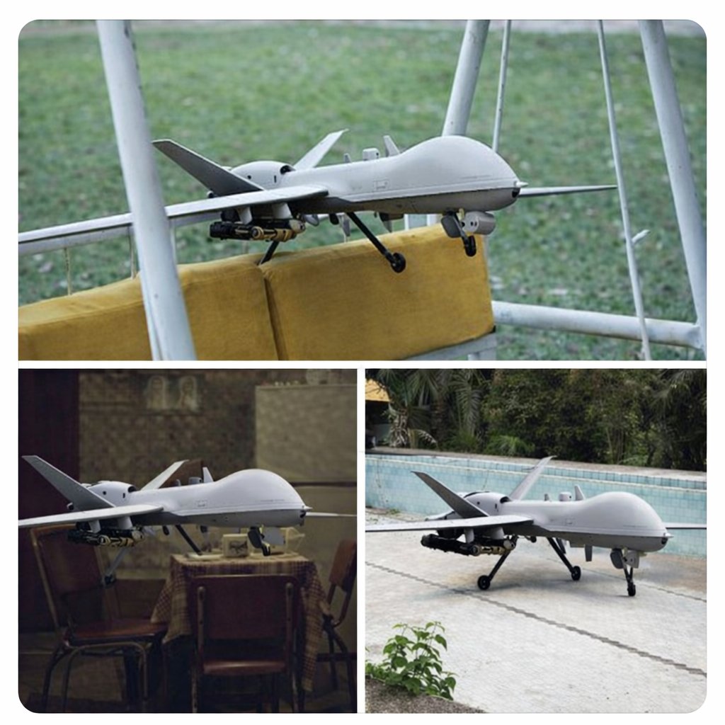 US drone waiting to be launched over Iran