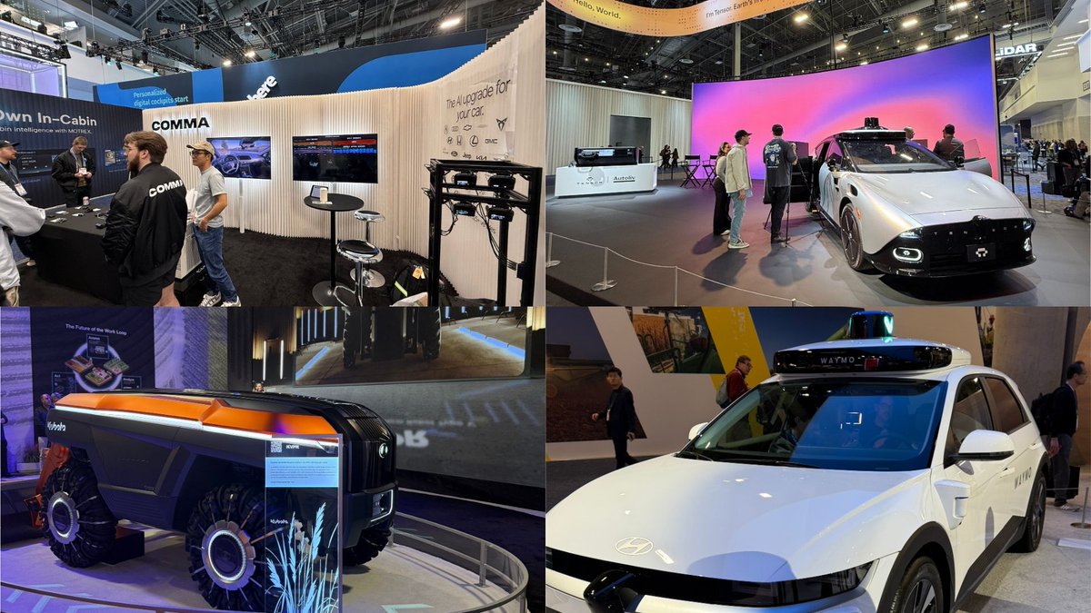 AutowareFdn's tweet photo. 🙏 Thank you to everyone who took the time to share perspectives, challenge assumptions, and have candid conversations about open source — and Autoware in particular. These exchanges are what make CES useful beyond the announcements.

https://t.co/bpgmWnvcAF https://t.co/Yh1MdIILkp