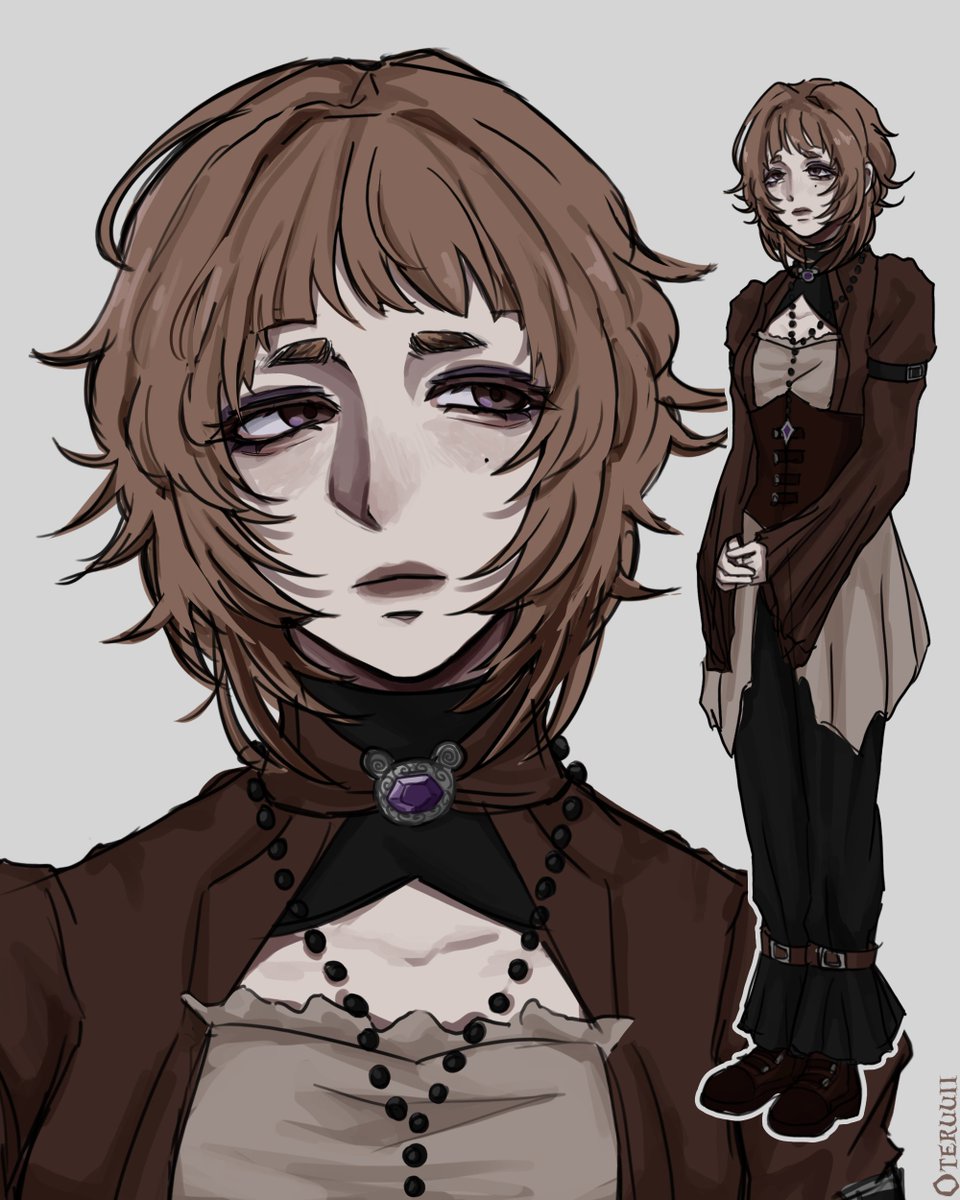 Character sheet for my persona :] 
looking for #artmoots !! 
#art #digitalart